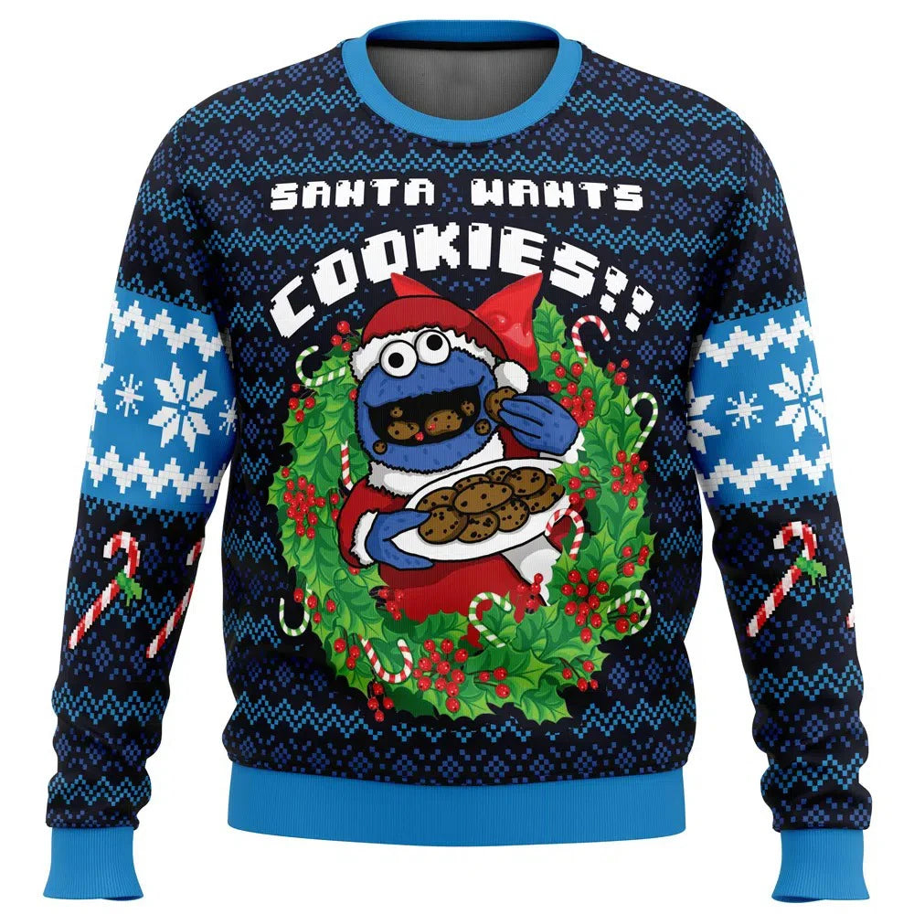 Men's ugly Christmas Sweater - Cookies