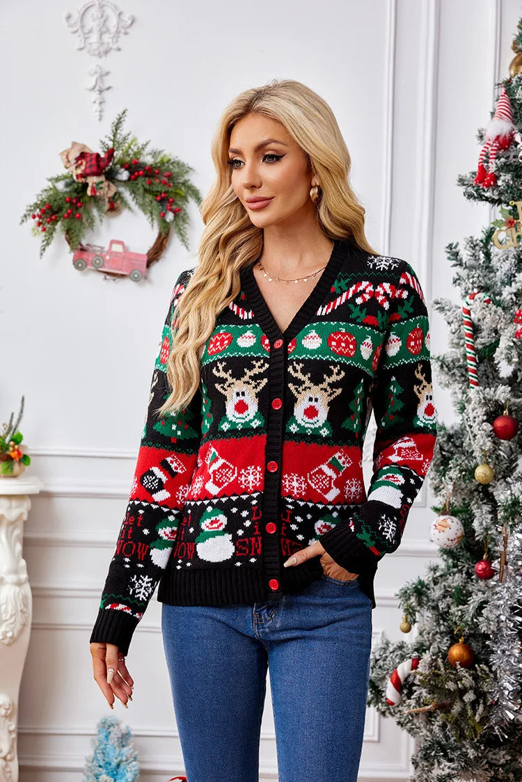 Womens ugly Christmas cardigan