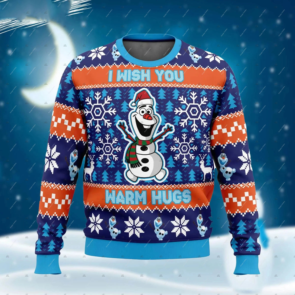 Men's ugly Christmas sweater - Olaf