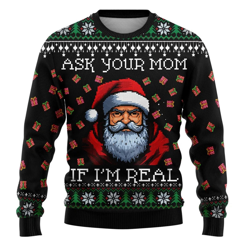 Funny Men's ugly Christmas sweater