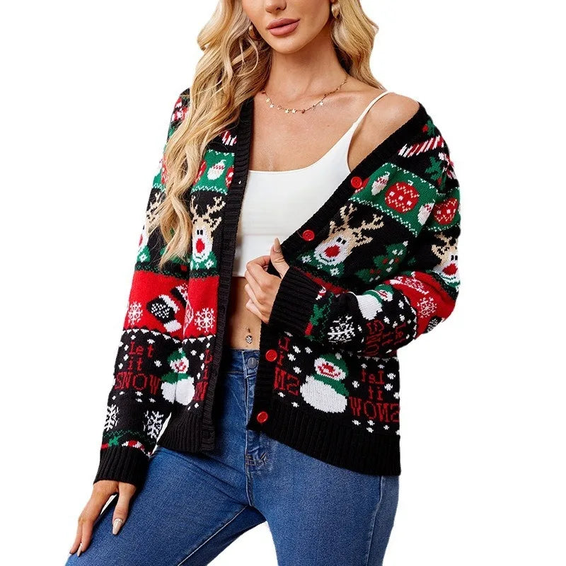 Womens ugly Christmas cardigan