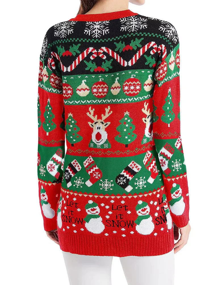 Womens ugly Christmas cardigan
