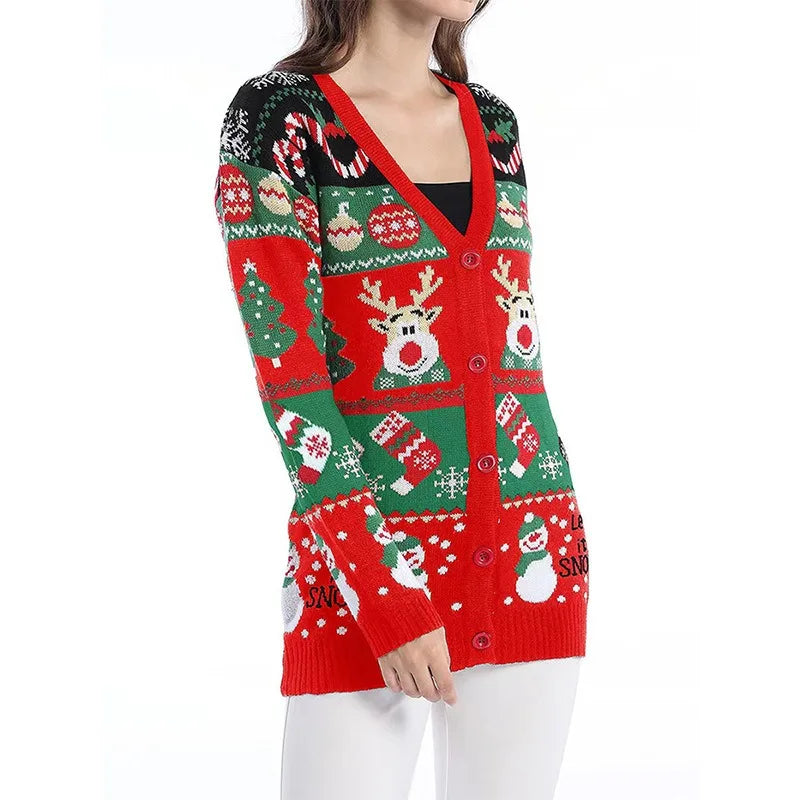 Womens ugly Christmas cardigan