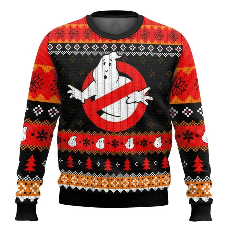Ghostbusters Ugly Christmas Sweater – Bustin Holiday Pullover