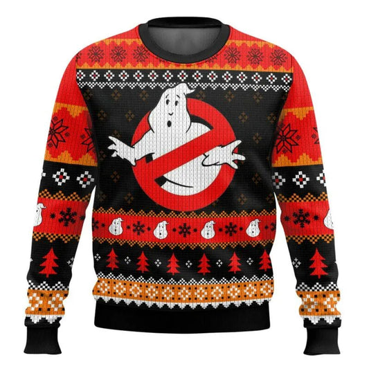 Ghostbusters Ugly Christmas Sweater – Bustin Holiday Pullover