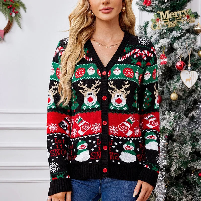 Womens ugly Christmas cardigan