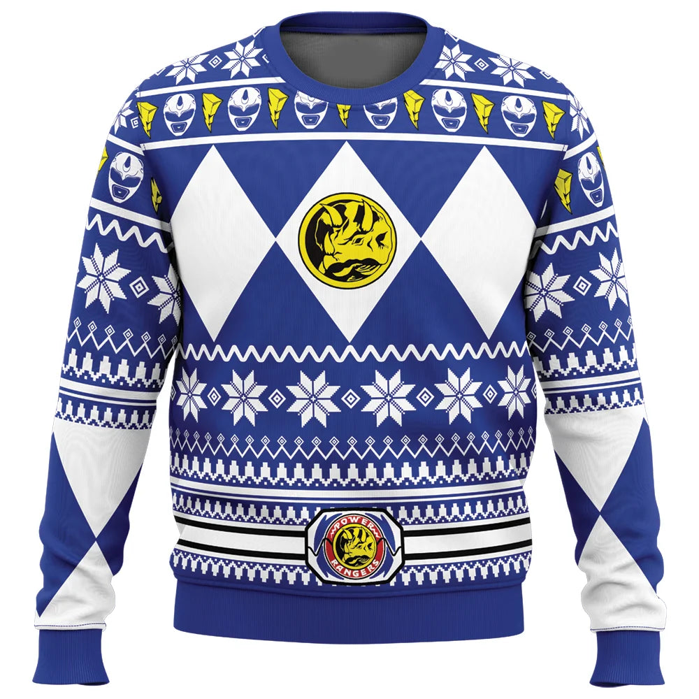 Power Ranger Ugly Christmas Sweater