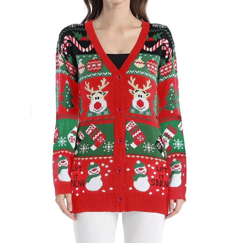Womens ugly Christmas cardigan