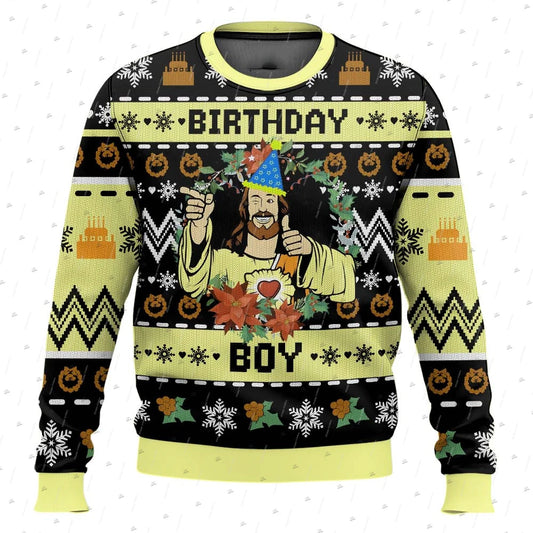 Men's ugly Christmas sweater - Birthday boy