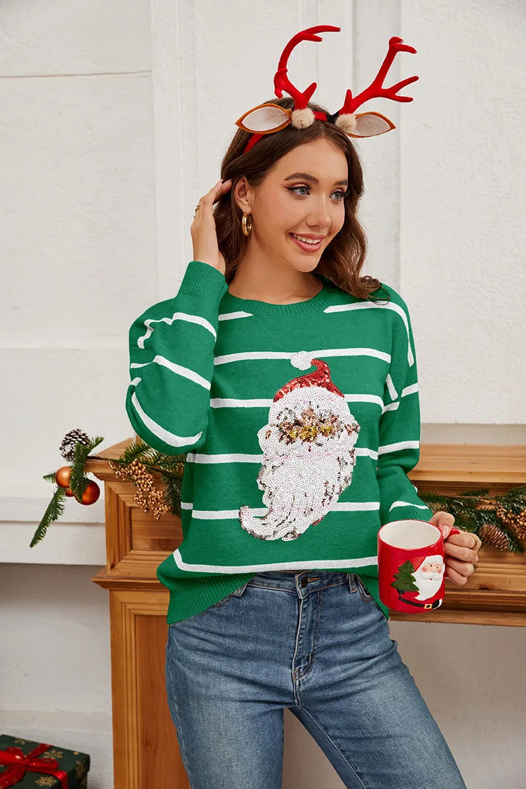 Women's Christmas sweater - Green