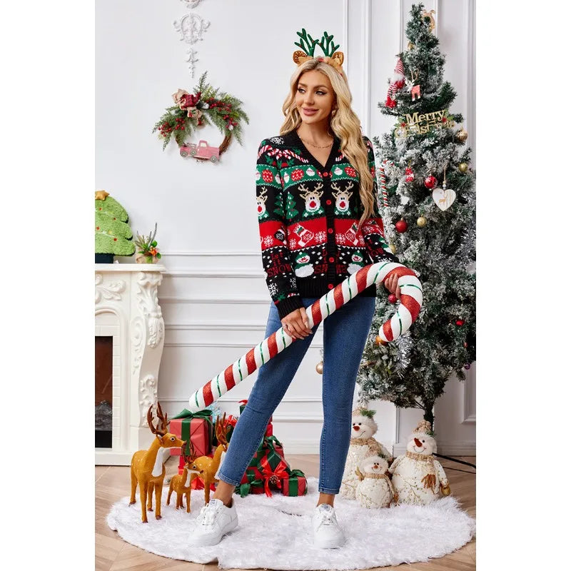 Womens ugly Christmas cardigan