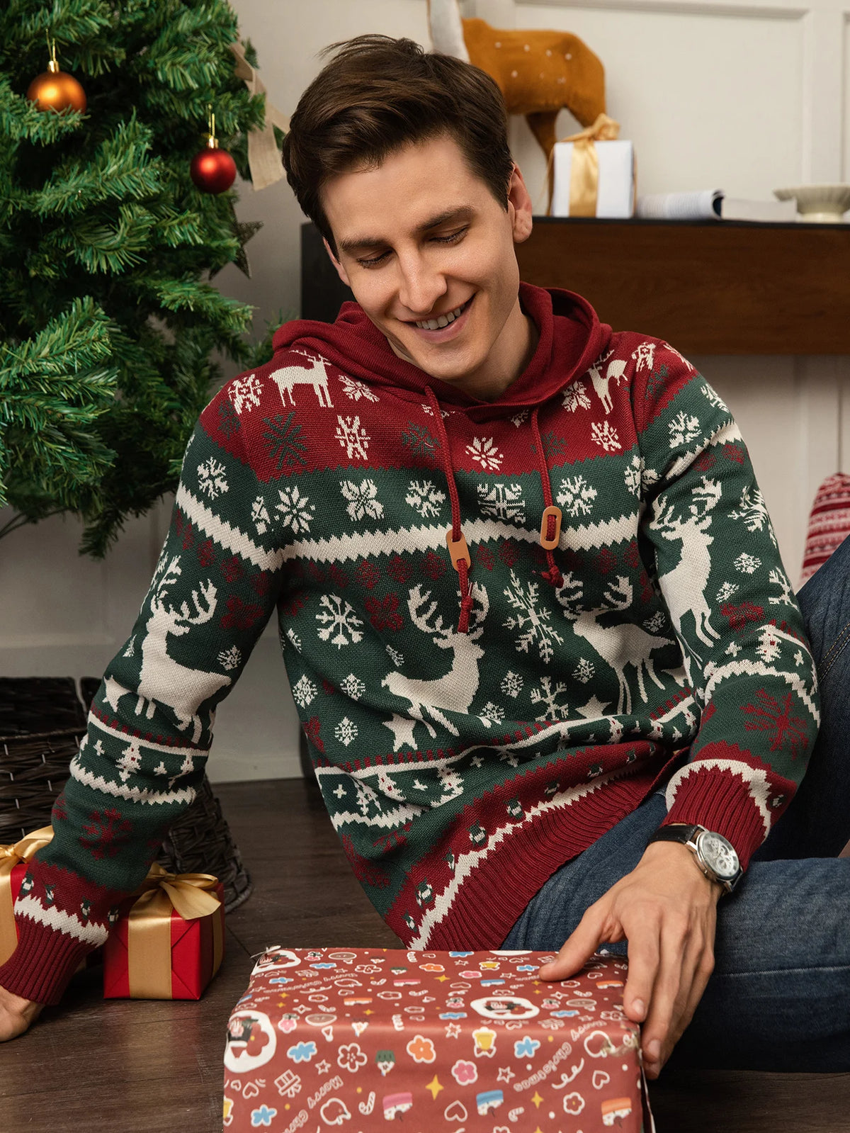 Men's Christmas hoodie