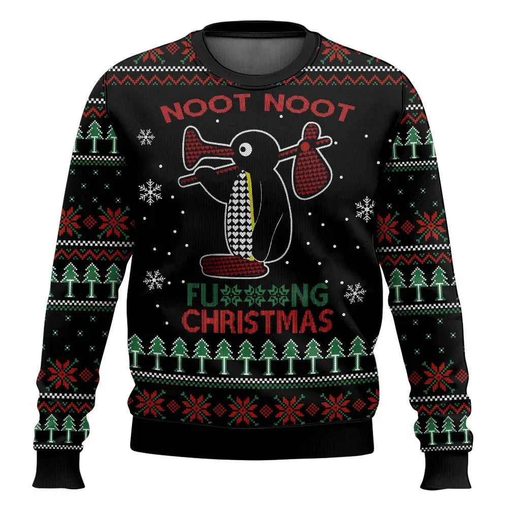Noot Noot Pingu Ugly Christmas Sweater