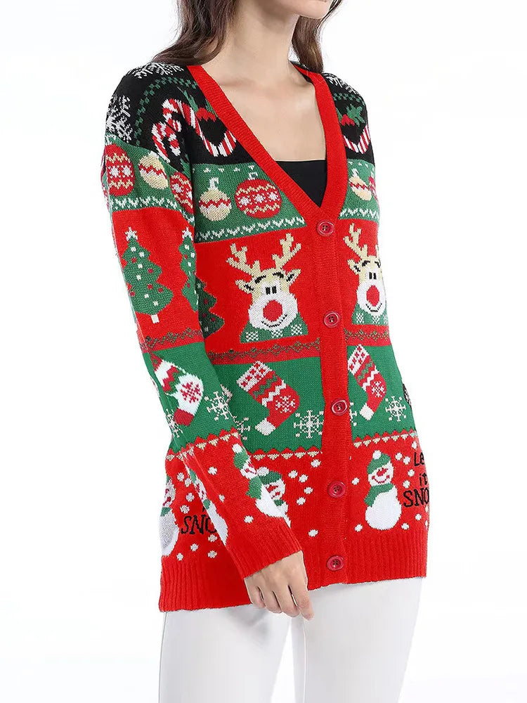Womens ugly Christmas cardigan