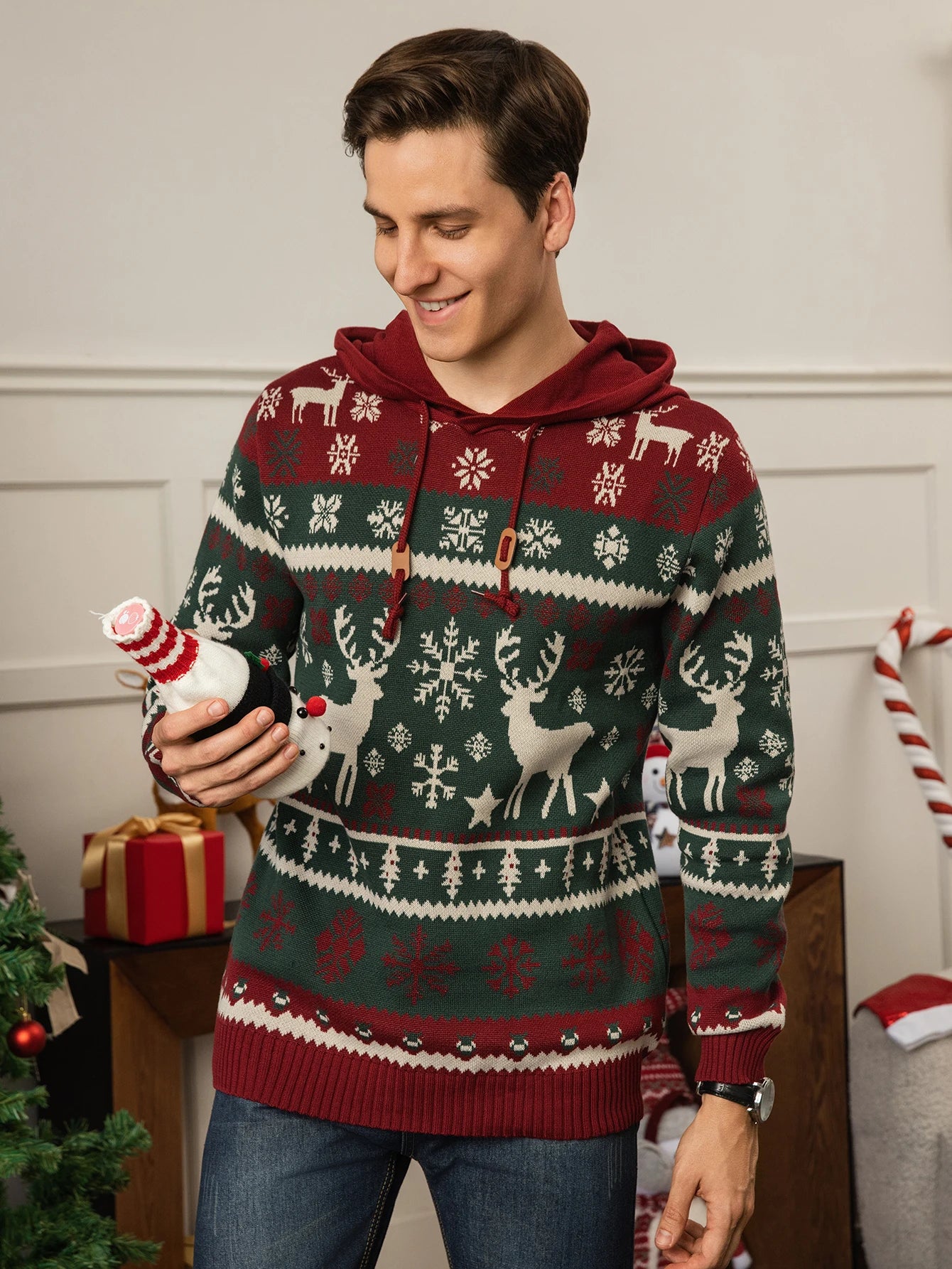 Men's Christmas hoodie