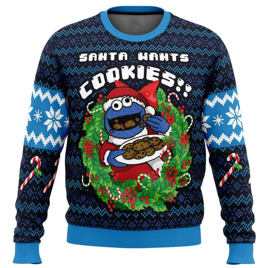 Men's ugly Christmas Sweater - Cookies