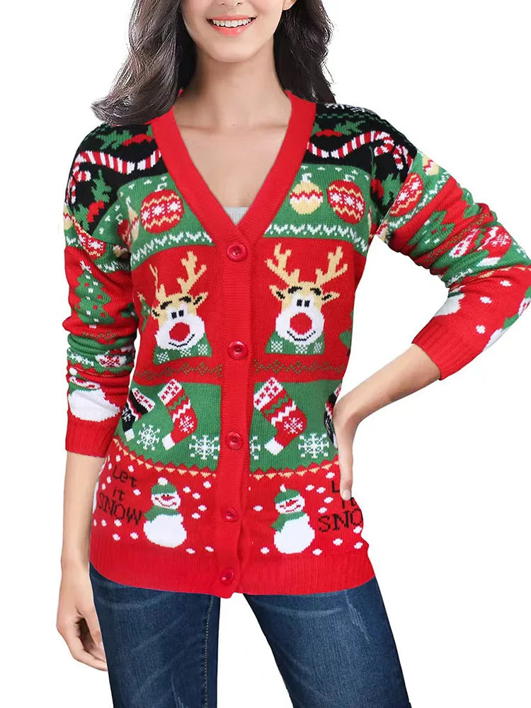 Womens ugly Christmas cardigan