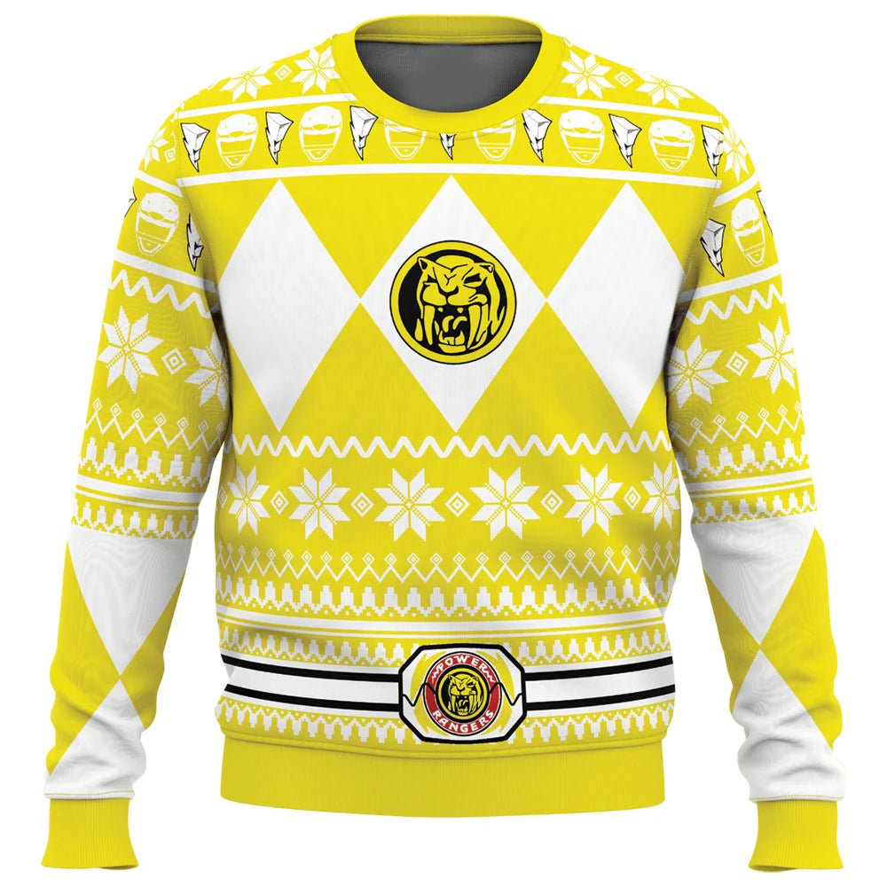 Power Ranger Ugly Christmas Sweater